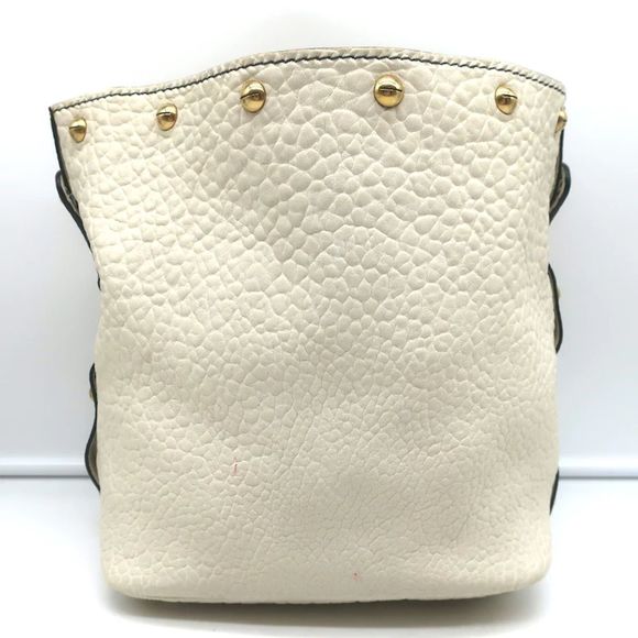 Christian Dior Bucket Bag Cream Grained Leather Small Shoulder Bag - Picture 5 of 12
